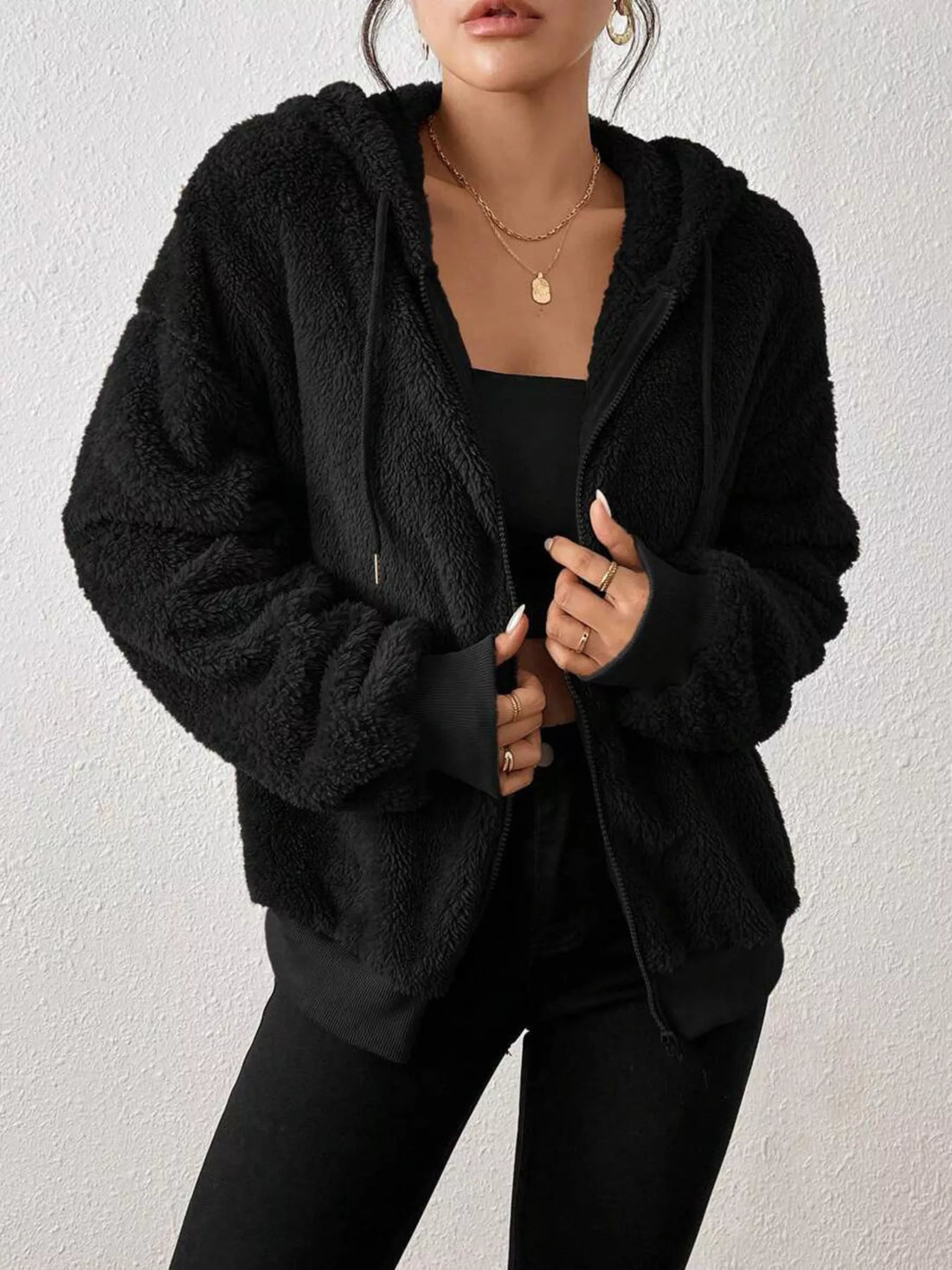 Aspen Luxe Plush Hoodie Jacket