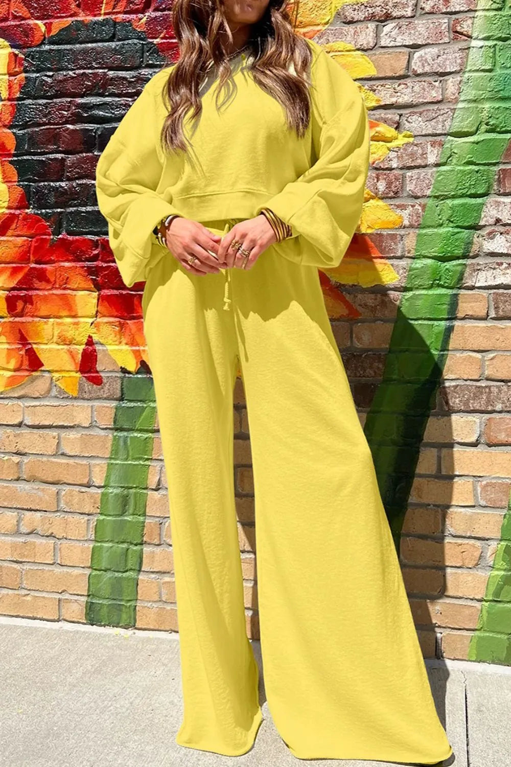 Off-Duty Chill Sweatshirt & Pants Set