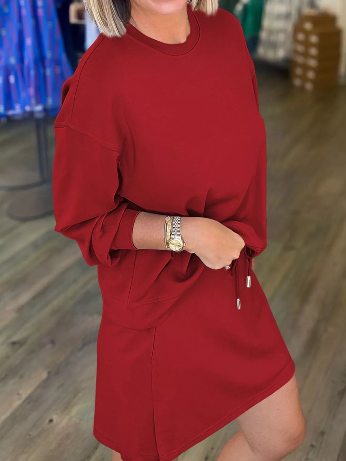 Modern Muse Sweatshirt & Skirt Set