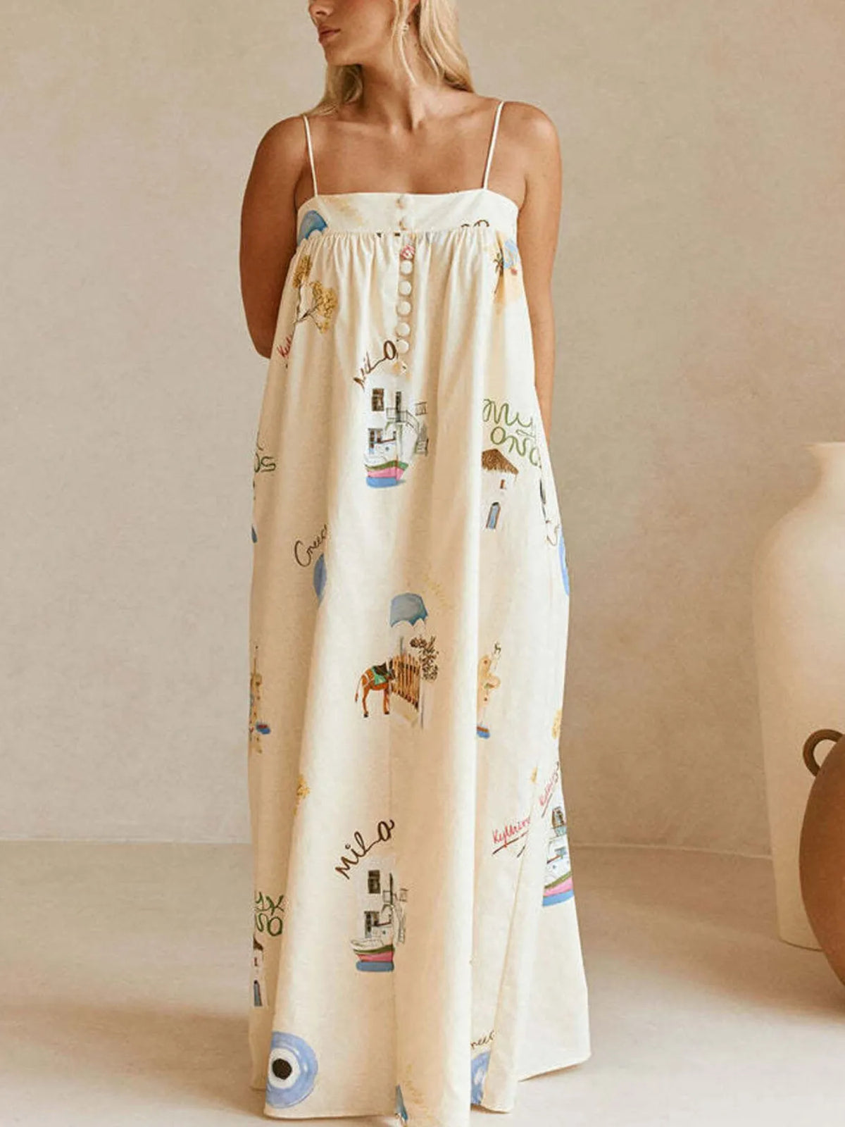 Coastal Muse Boho Maxi Dress