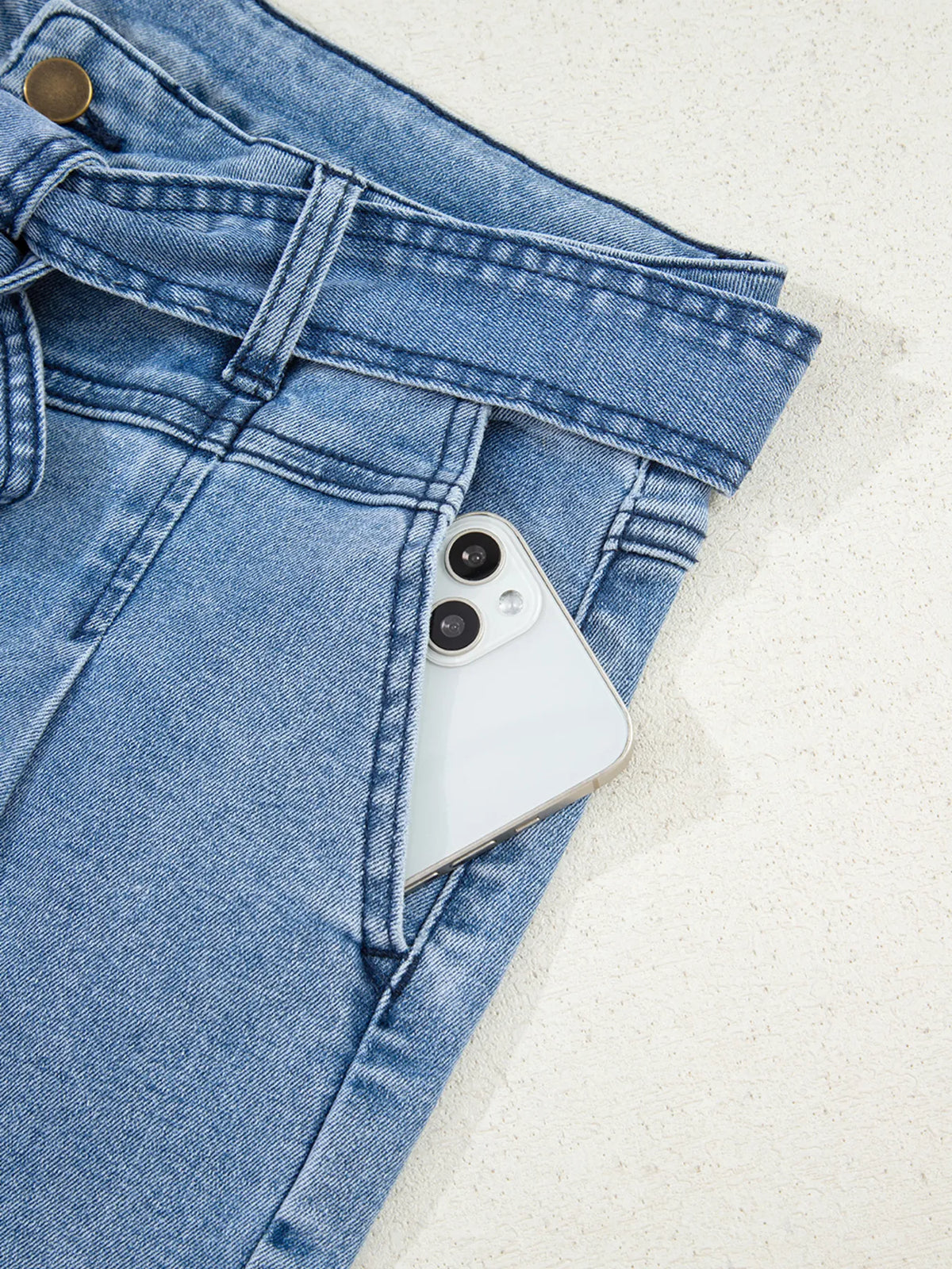 City Pulse High Waisted Wide Leg Jeans