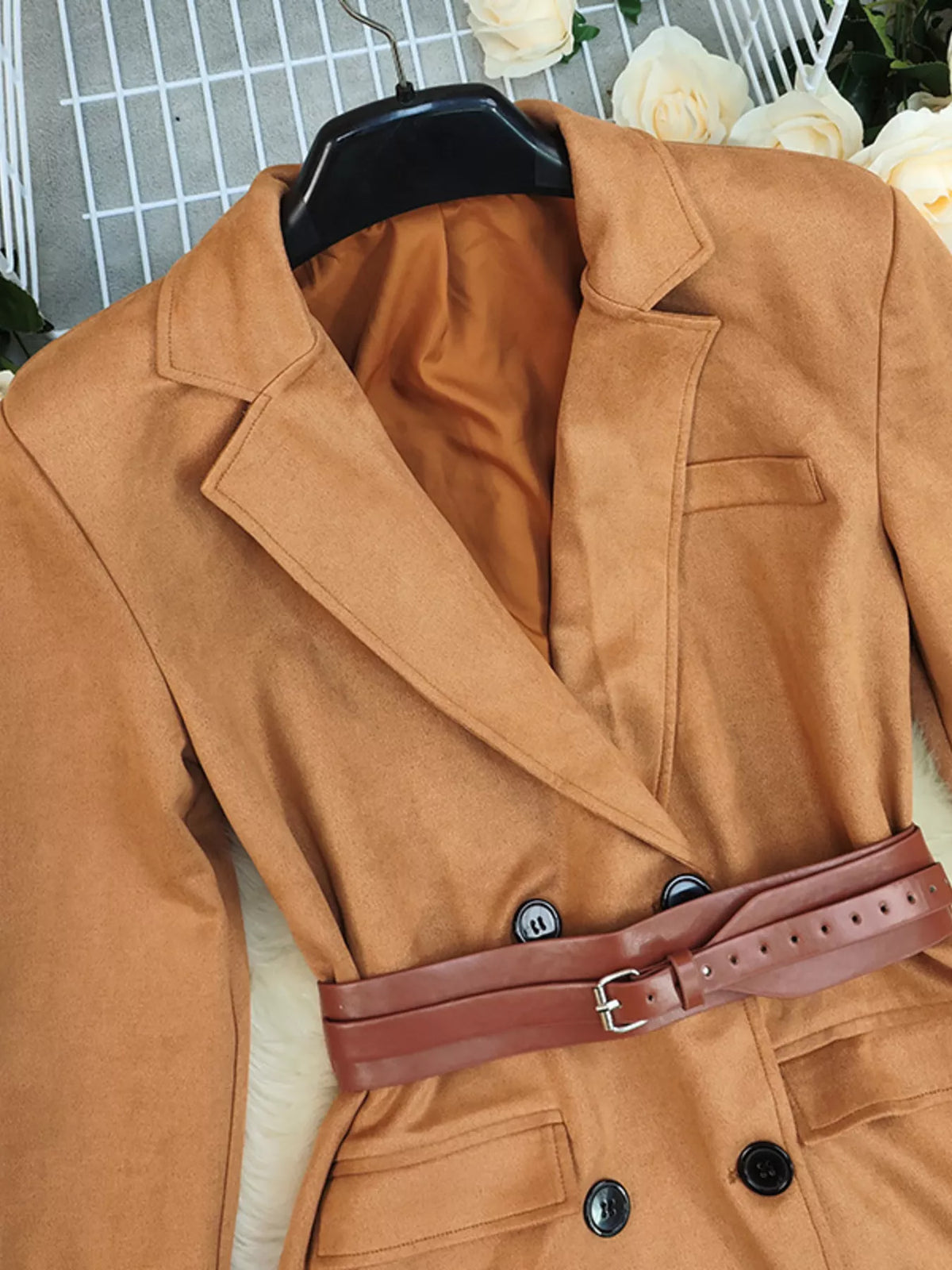 Cityline Tailored Double-Breasted Blazer