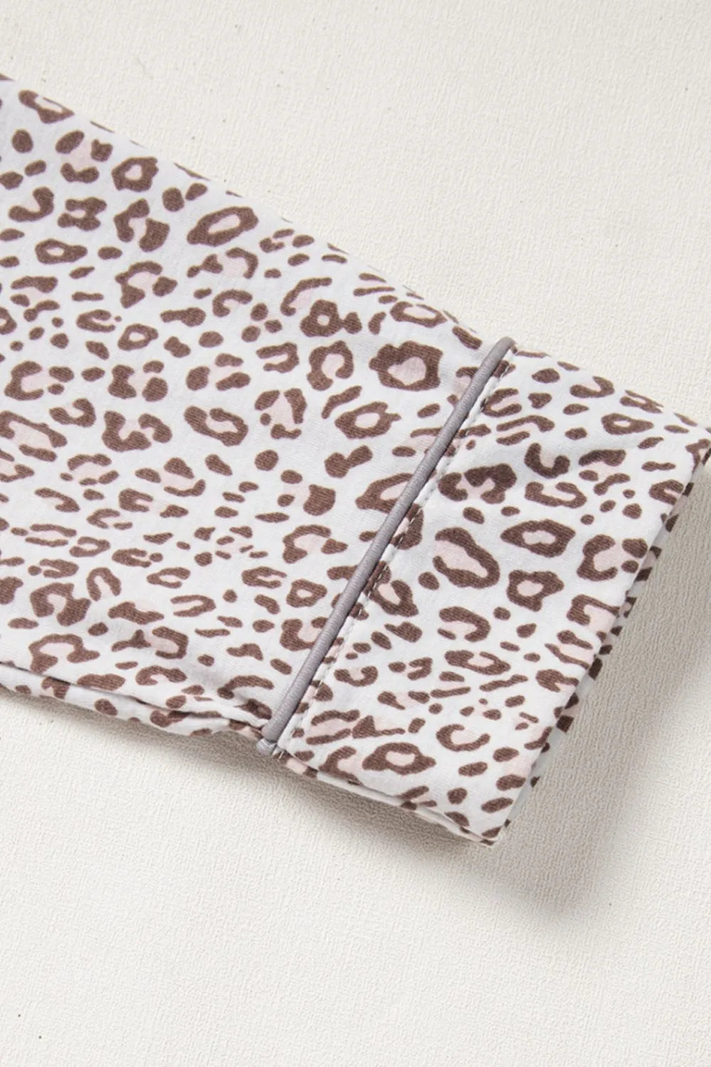 Wild Lounge Leopard Button-Down Set