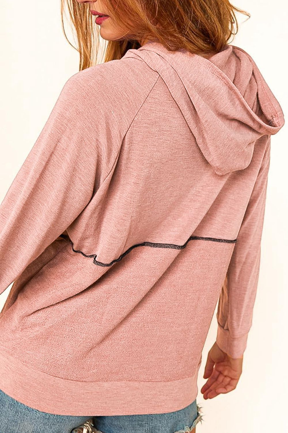 Harbor Lights Button Hoodie