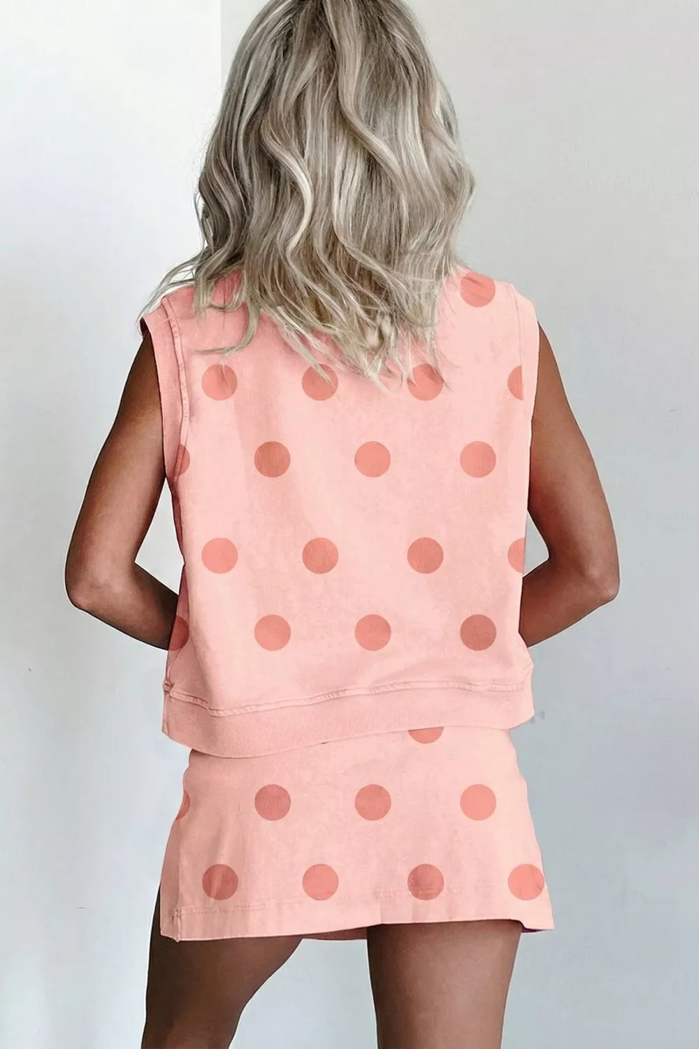 Loft Living Polka Dot Top & Skort Set