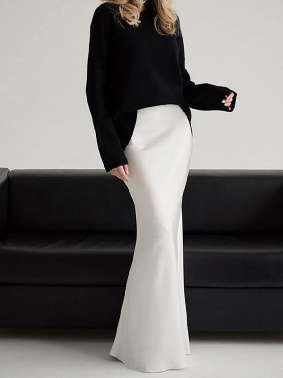 Luxe High-Waisted Maxi Skirt