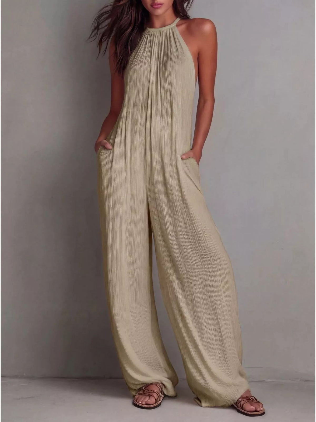Street Luxe Sleeveless Jumpsuit