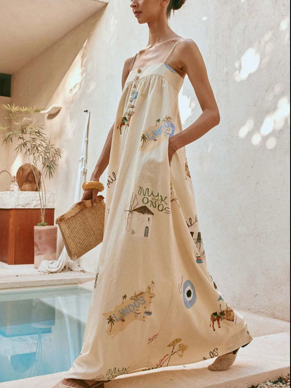 Coastal Muse Boho Maxi Dress