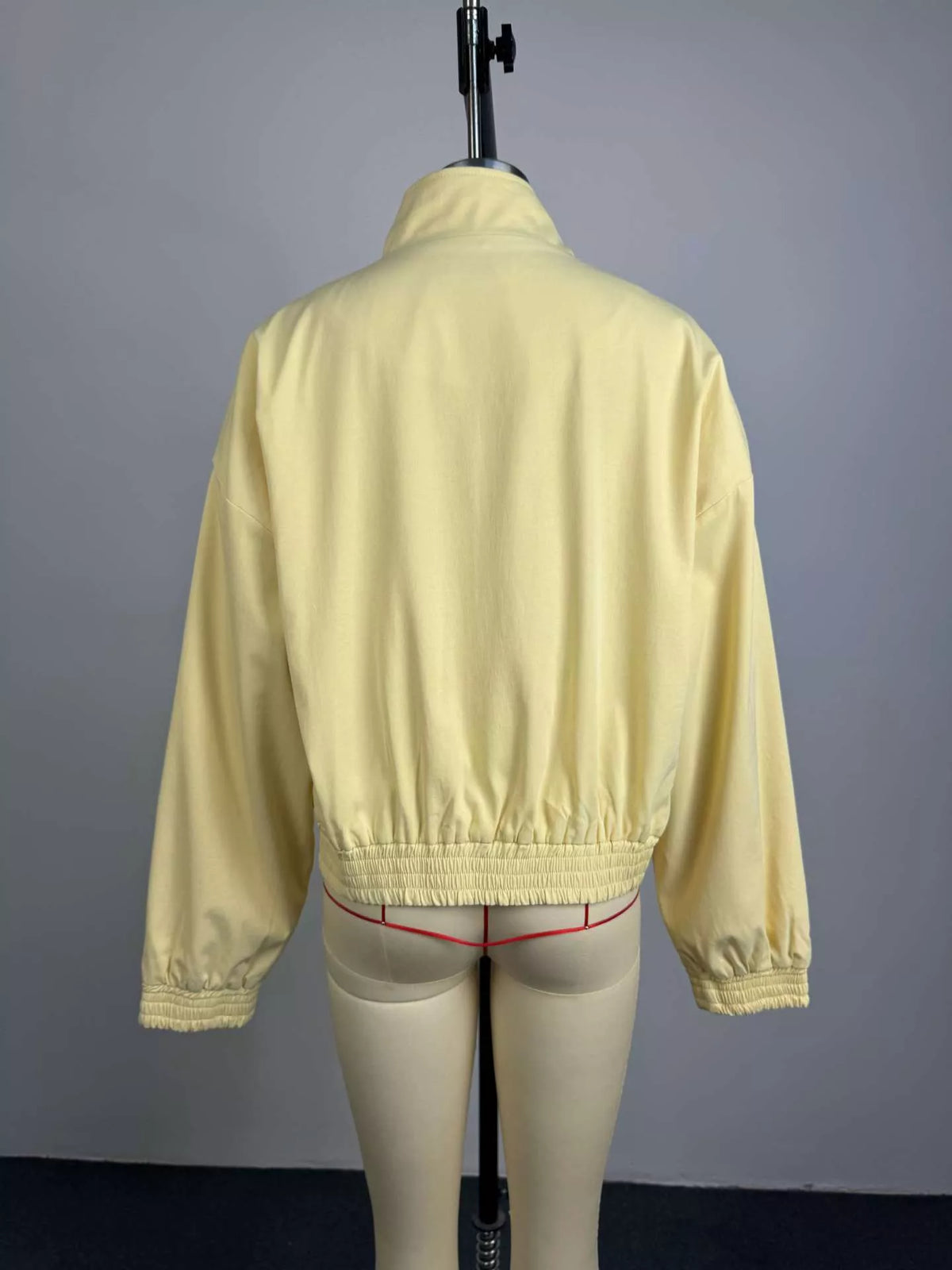 Neon Bloc Oversized Bomber Jacket