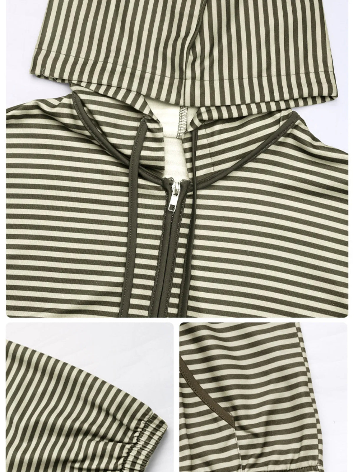 Harbor Stripe Oversized Hoodie