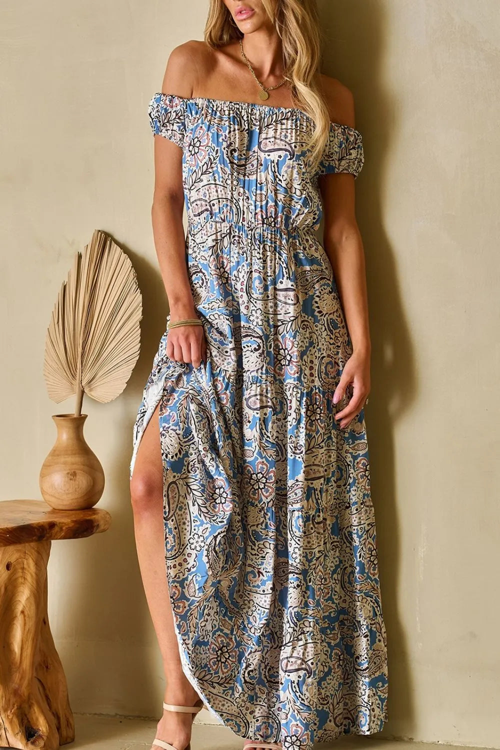 Free Spirit Paisley Maxi Dress