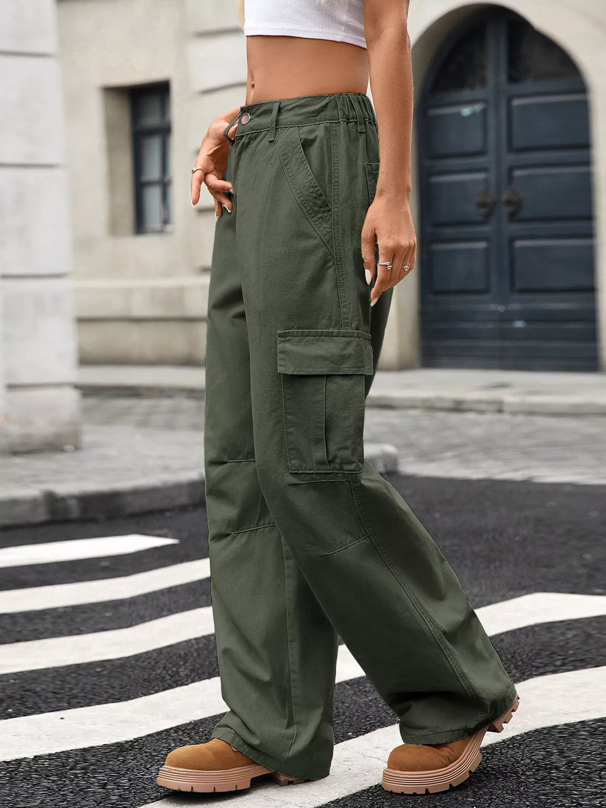 Urban Utility Relaxed Cargo Jeans