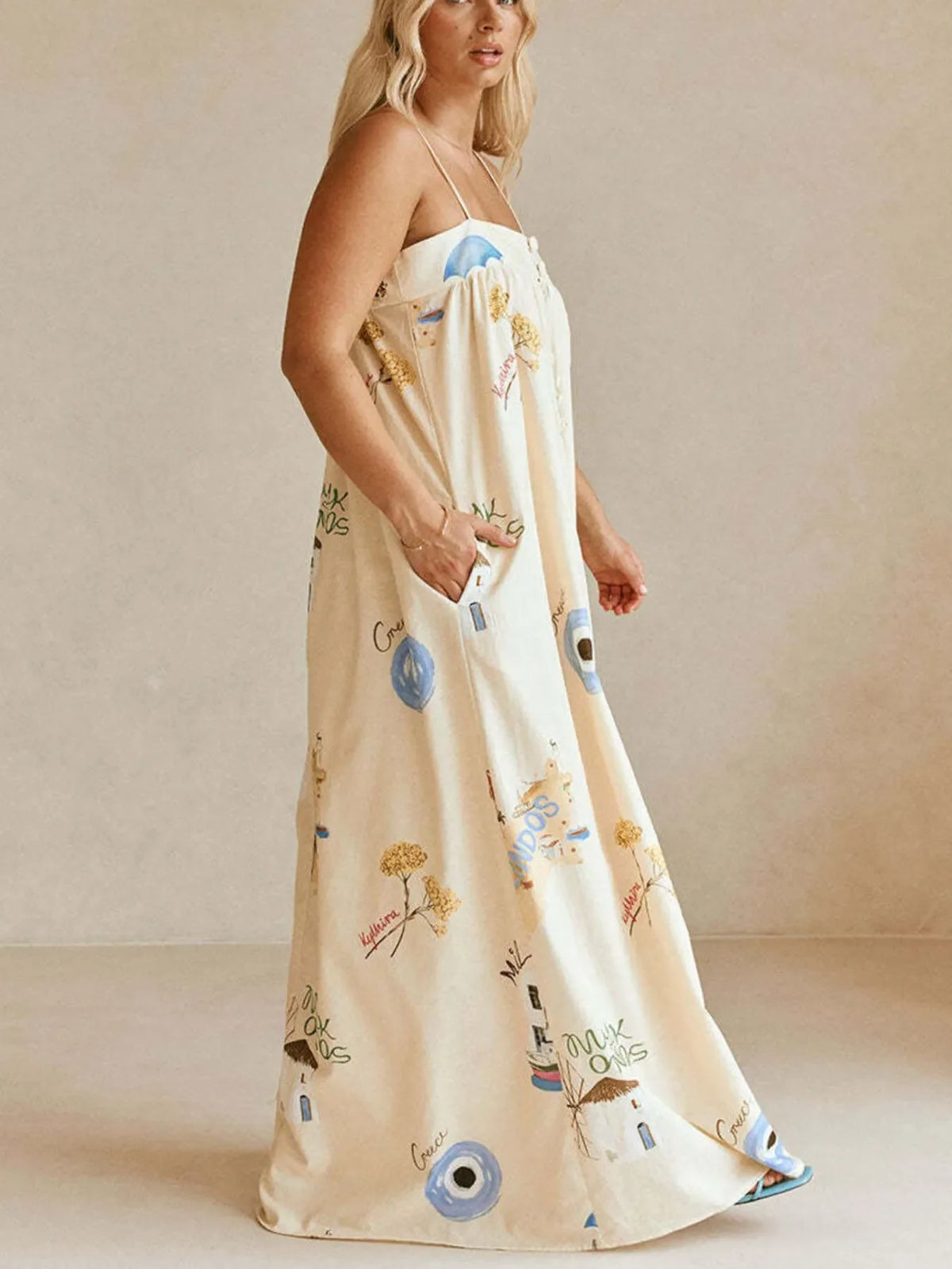 Coastal Muse Boho Maxi Dress