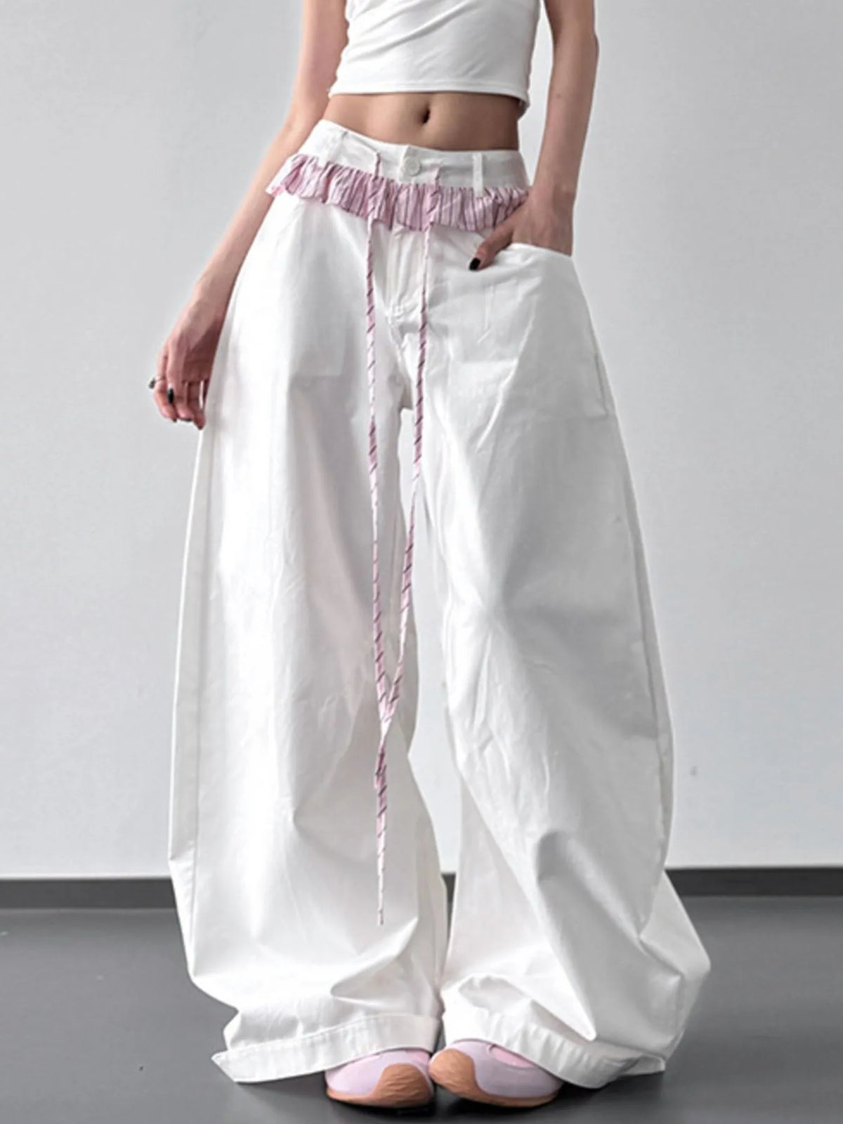 Flow State Wide-Leg Drawstring Pants