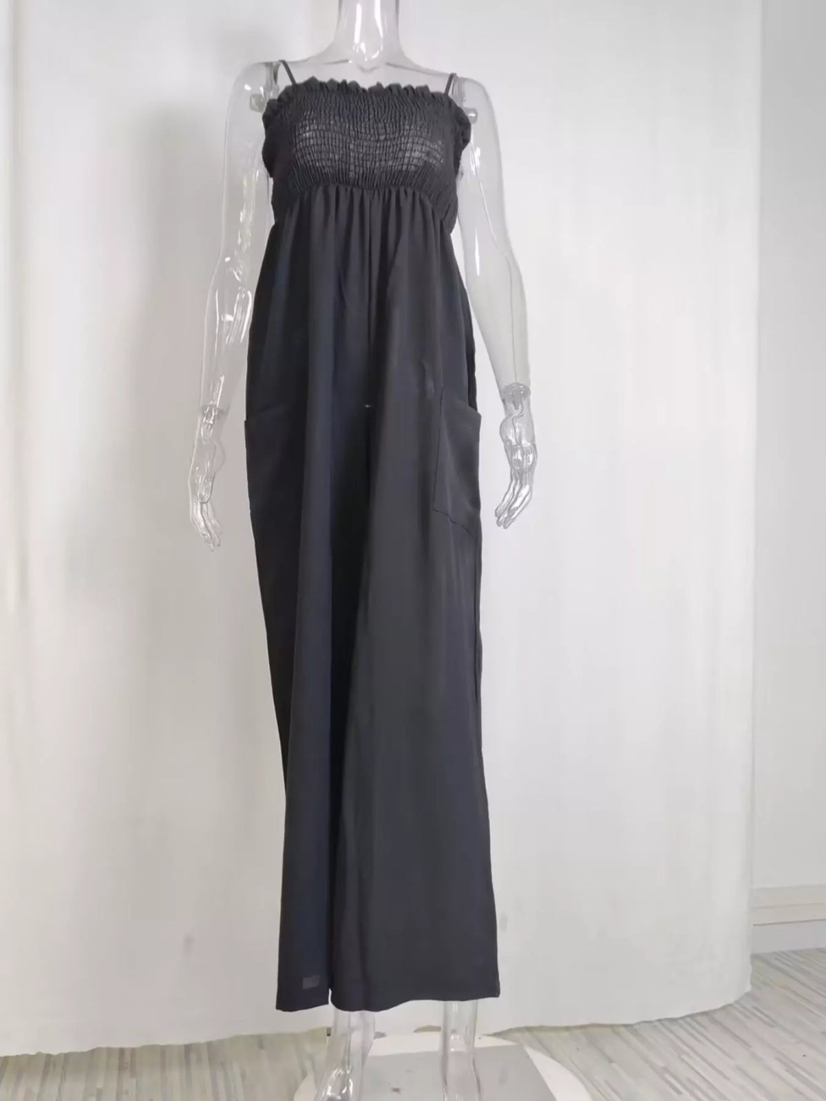 Rooftop Romance Smocked Wide Leg Jumpsuit