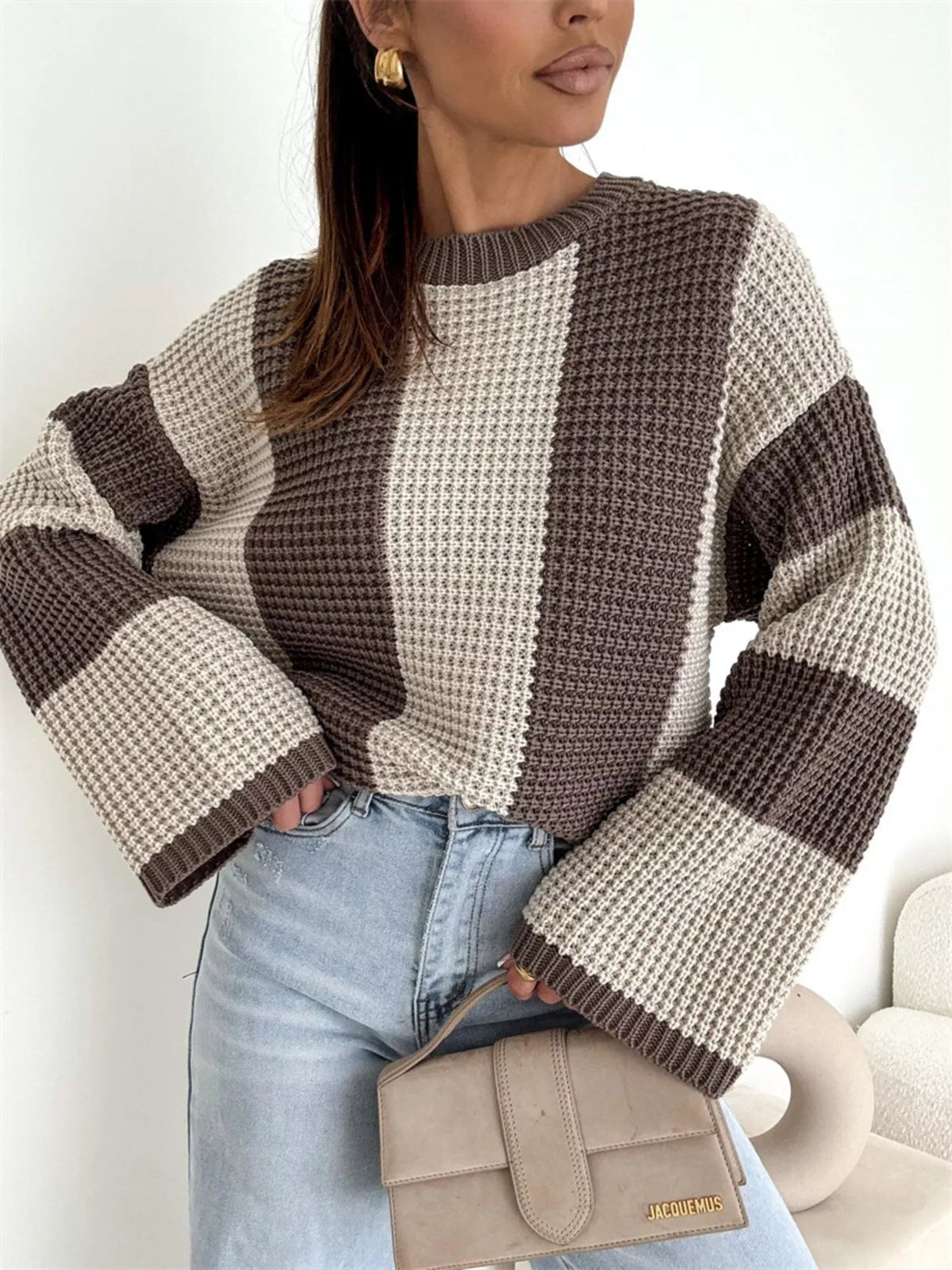 SoHo Statement Colorblock Sweater