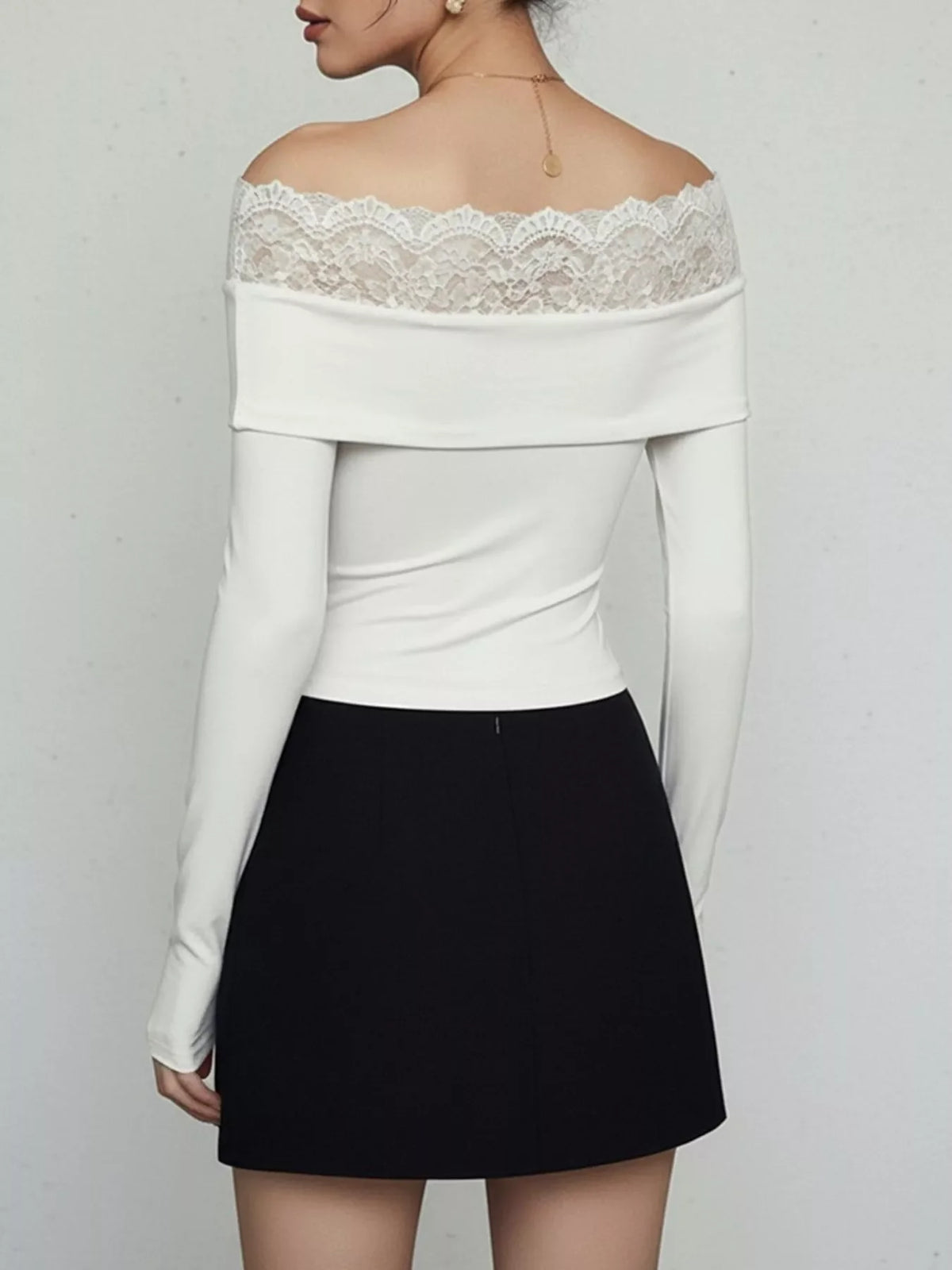 Esme Lace Off-Shoulder Bodysuit