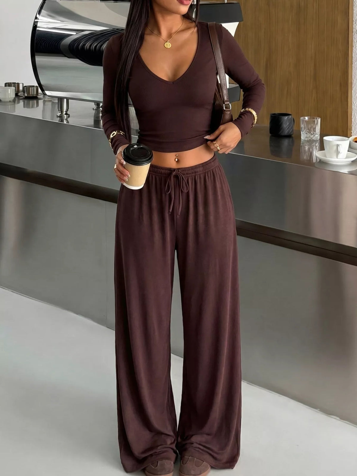Midnight Muse Long Sleeve Top & Pants Set