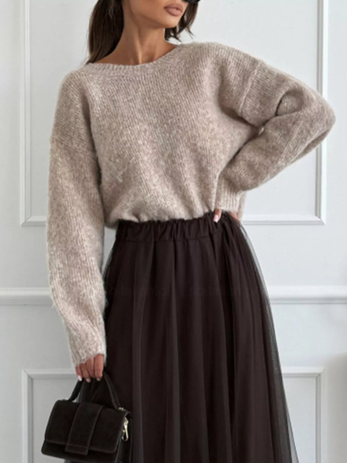 Wild Charm Leopard Bow Sweater